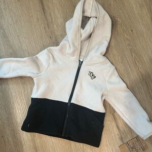 UCF Knights - Kids Two-Tone Hoodie - Black and Cream